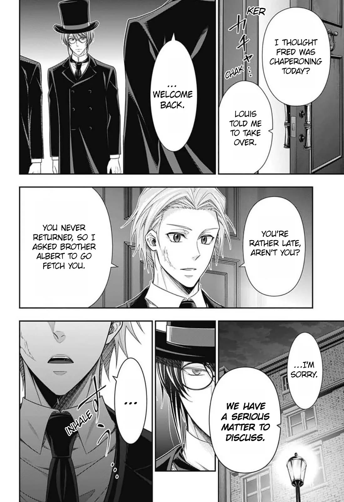 Yukoku no Moriarty Chapter 91 page 35 - Chapter 91: Crossing Intentions : Act2