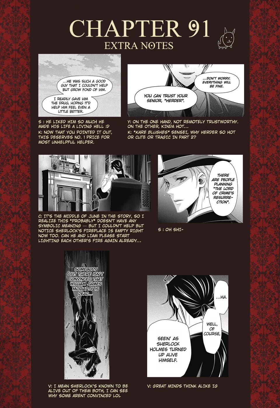 Yukoku no Moriarty Chapter 91 page 37 - Chapter 91: Crossing Intentions : Act2