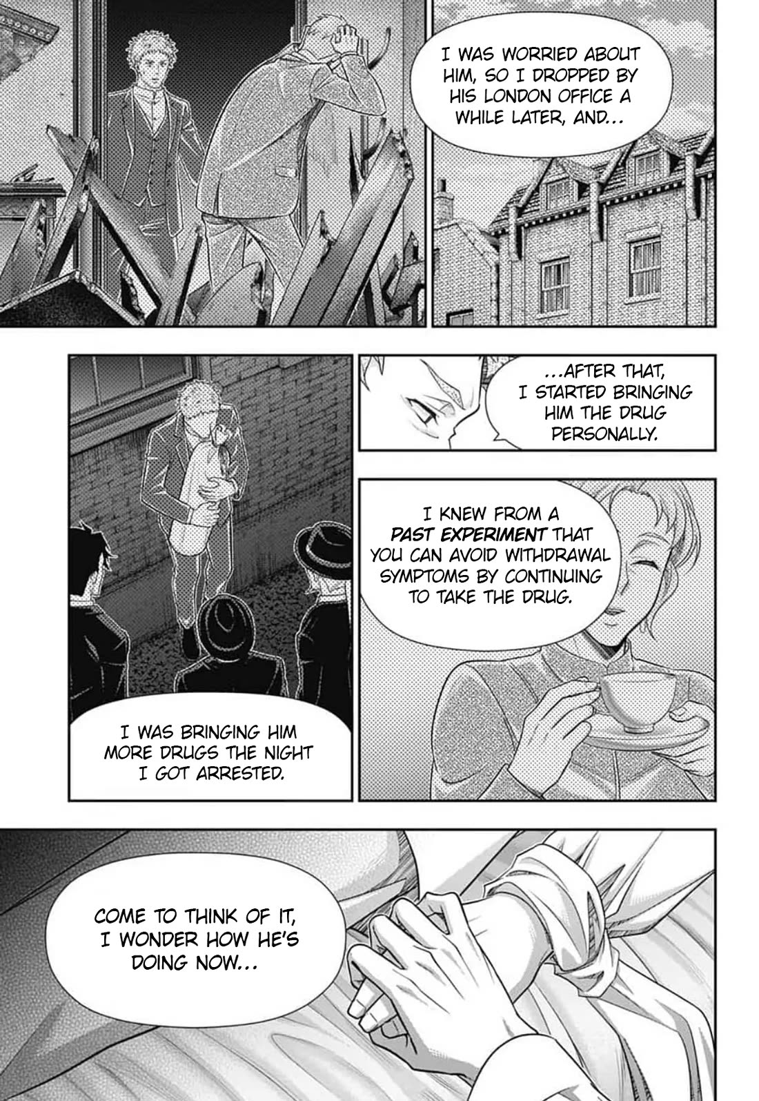 Yukoku no Moriarty Chapter 91 page 8 - Chapter 91: Crossing Intentions : Act2