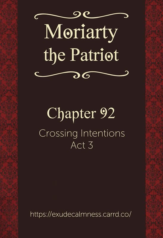 Yukoku no Moriarty Chapter 92 page 1 - Chapter 92: Crossing Intentions : Act 3