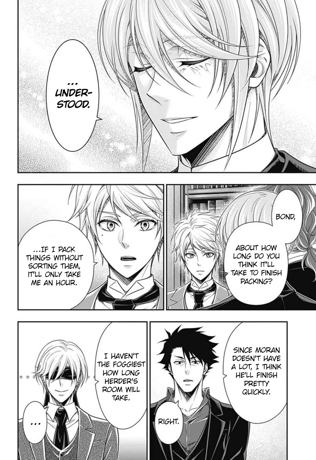 Yukoku no Moriarty Chapter 92 page 10 - Chapter 92: Crossing Intentions : Act 3
