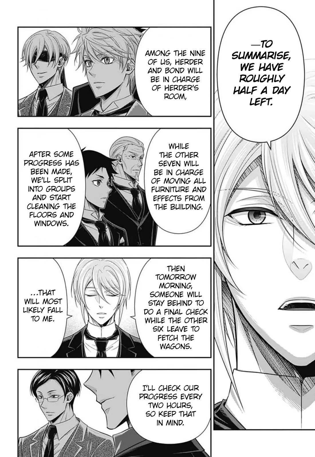 Yukoku no Moriarty Chapter 92 page 12 - Chapter 92: Crossing Intentions : Act 3