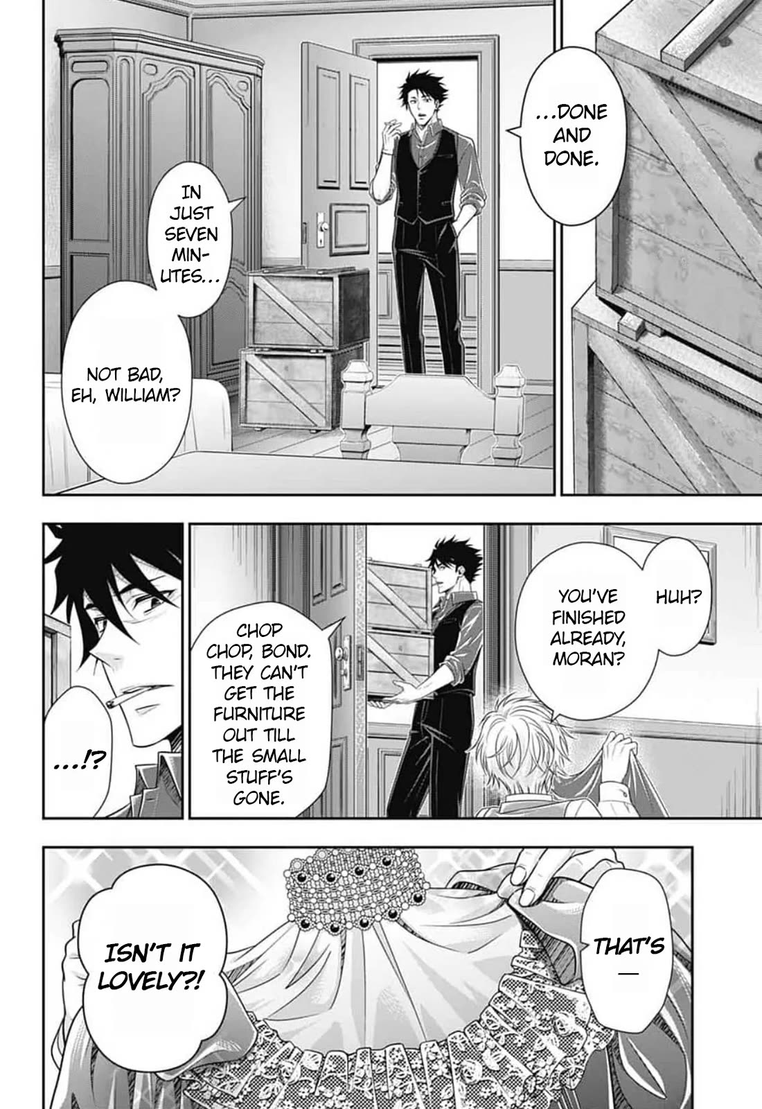 Yukoku no Moriarty Chapter 92 page 14 - Chapter 92: Crossing Intentions : Act 3