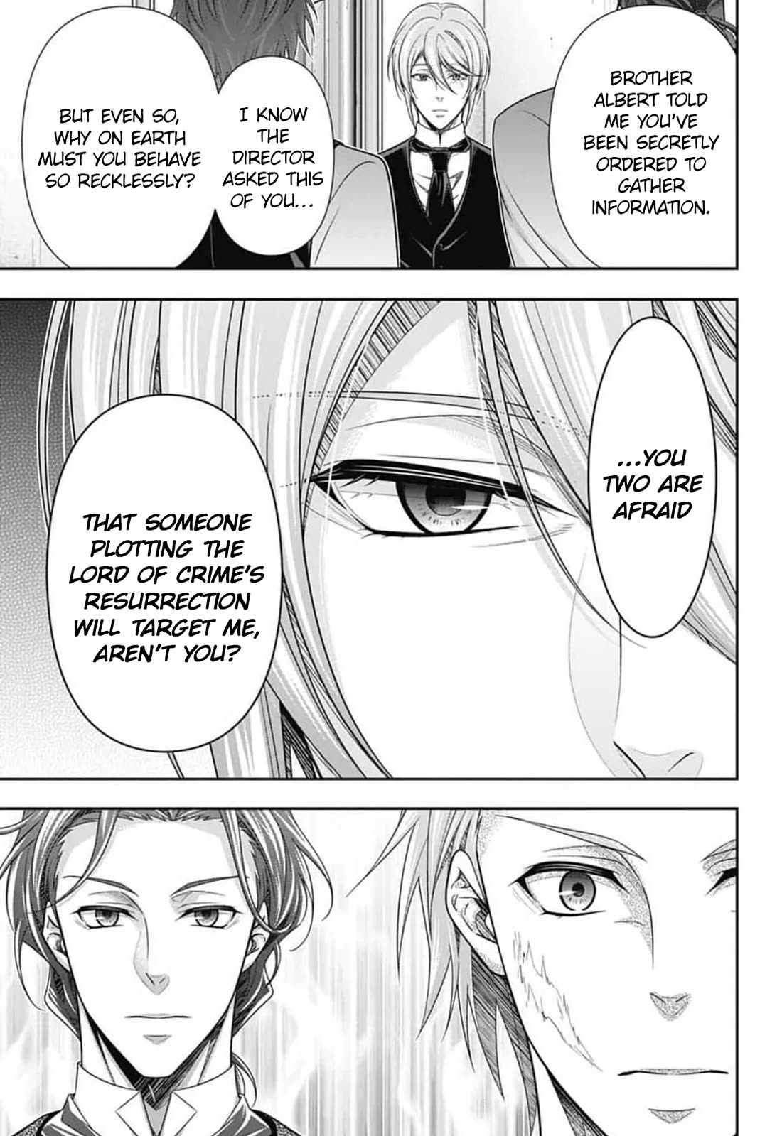 Yukoku no Moriarty Chapter 92 page 23 - Chapter 92: Crossing Intentions : Act 3