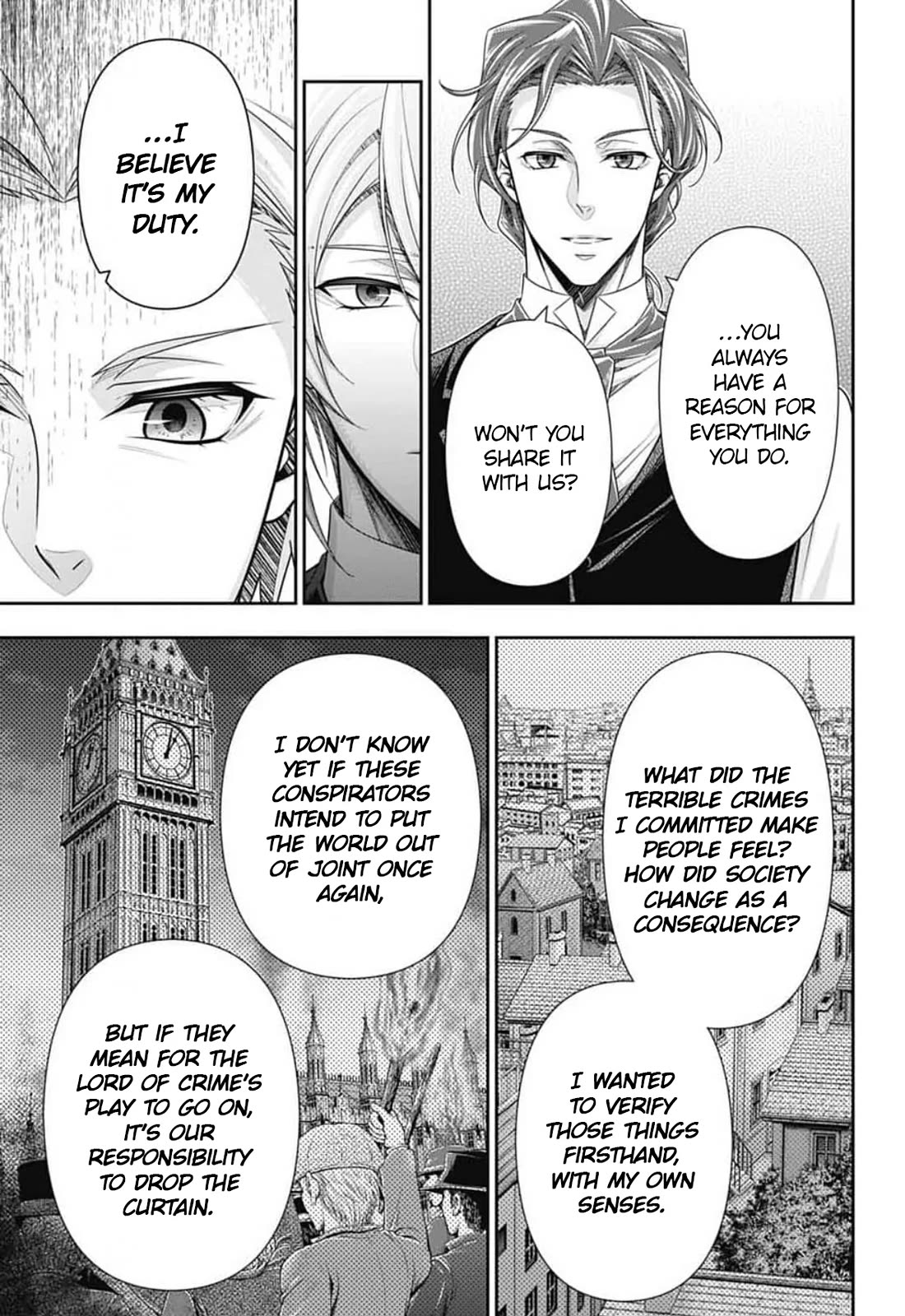 Yukoku no Moriarty Chapter 92 page 25 - Chapter 92: Crossing Intentions : Act 3