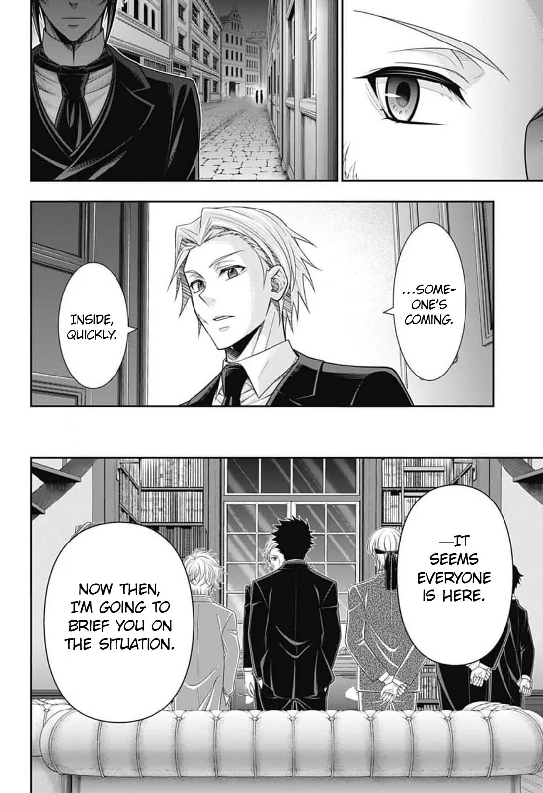 Yukoku no Moriarty Chapter 92 page 4 - Chapter 92: Crossing Intentions : Act 3