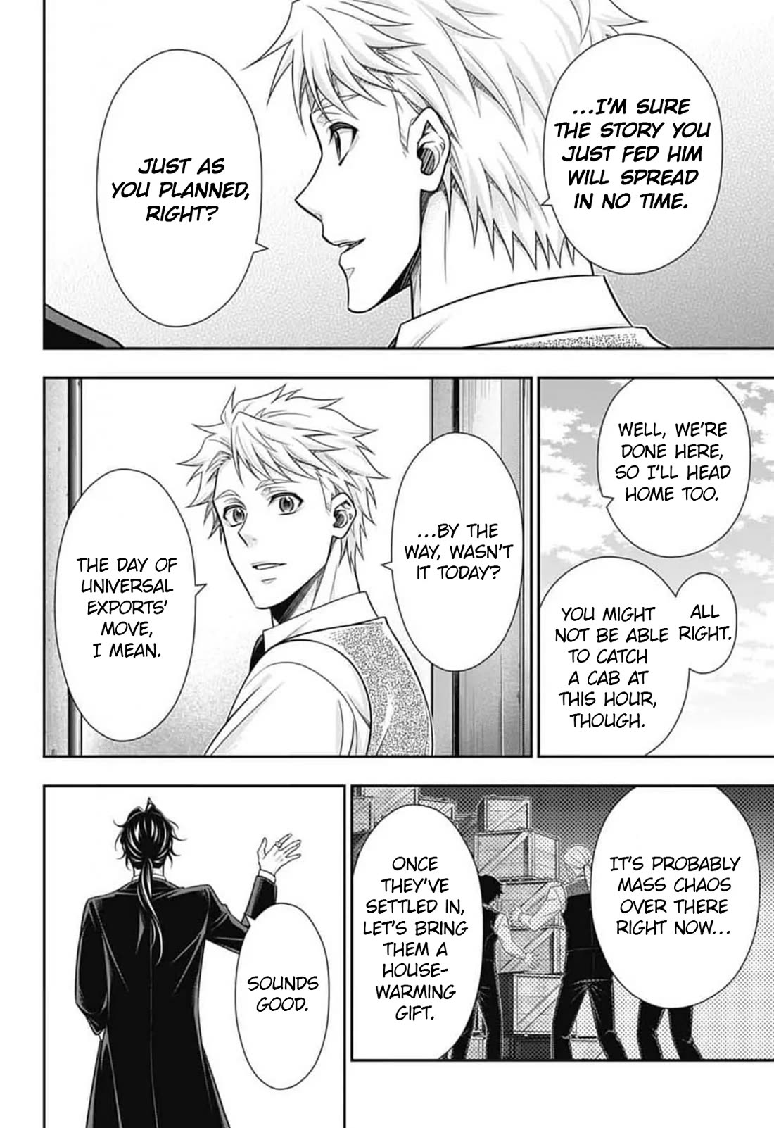 Yukoku no Moriarty Chapter 93 page 13 - Chapter 93: Lies and Lies