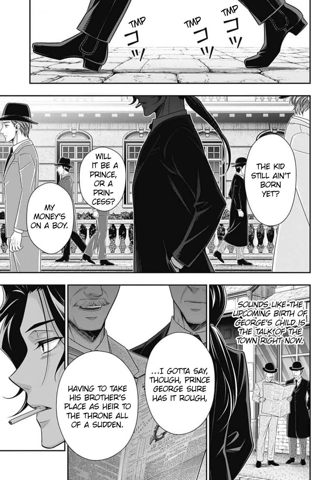 Yukoku no Moriarty Chapter 93 page 14 - Chapter 93: Lies and Lies