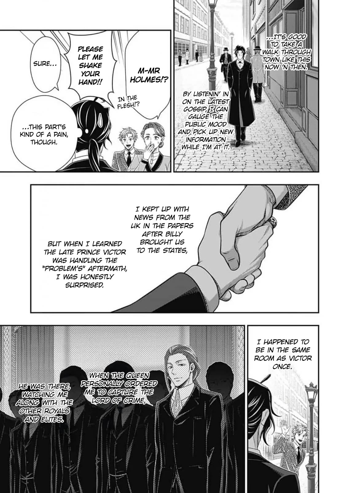 Yukoku no Moriarty Chapter 93 page 18 - Chapter 93: Lies and Lies