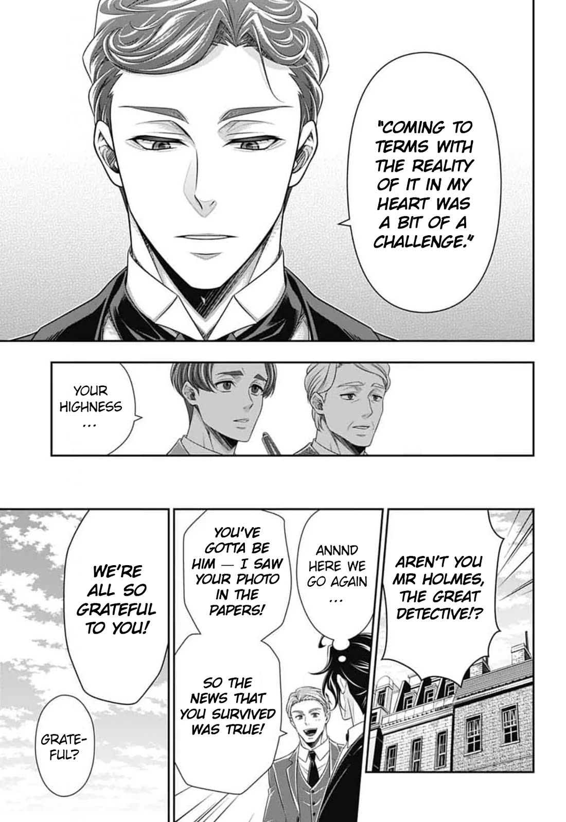 Yukoku no Moriarty Chapter 93 page 22 - Chapter 93: Lies and Lies