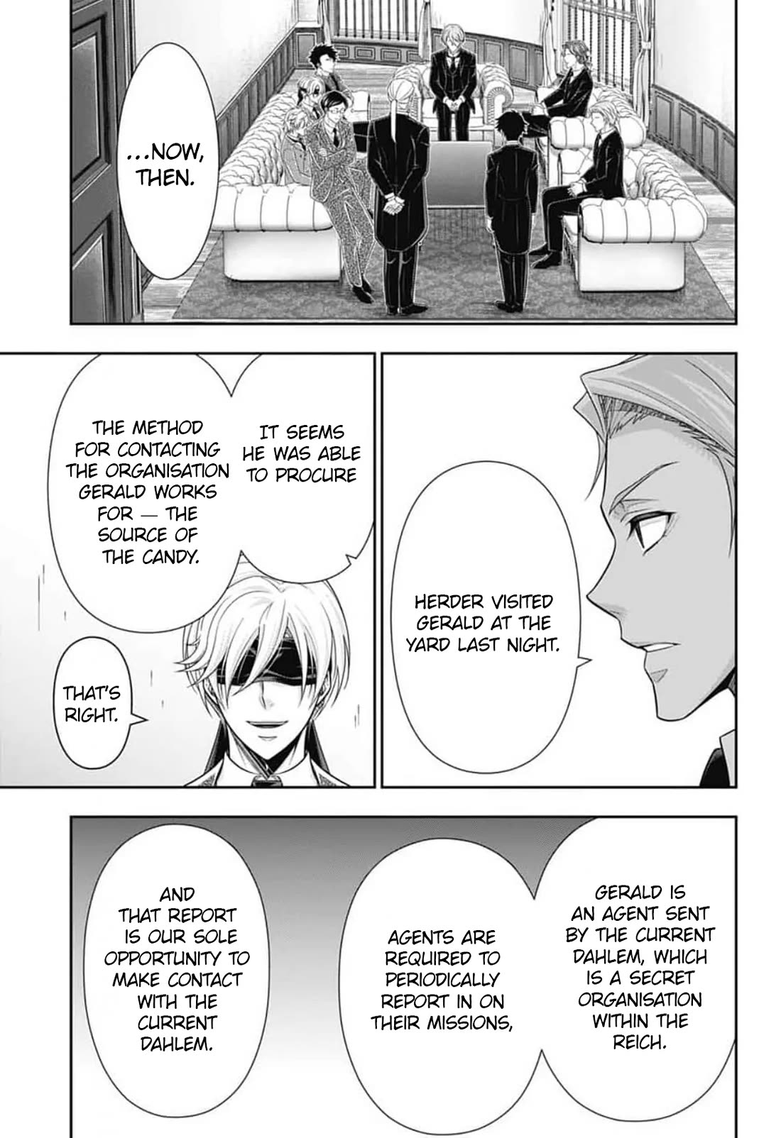Yukoku no Moriarty Chapter 93 page 28 - Chapter 93: Lies and Lies