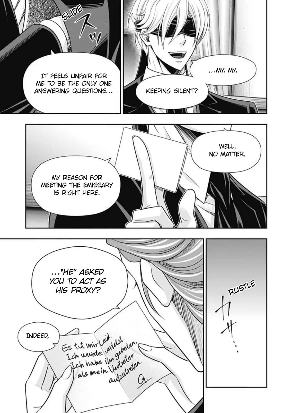 Yukoku no Moriarty Chapter 94 page 10 - Chapter 94: The Adventure of the Engineer’s Thumb II
