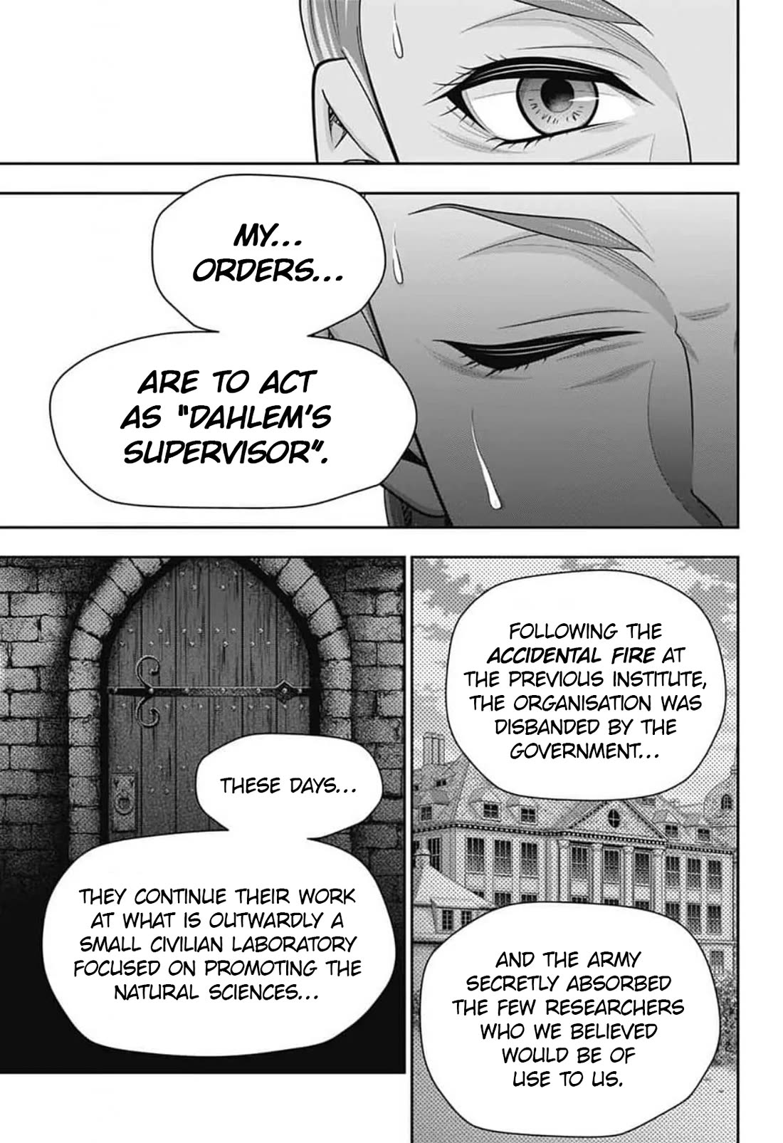 Yukoku no Moriarty Chapter 94 page 12 - Chapter 94: The Adventure of the Engineer’s Thumb II