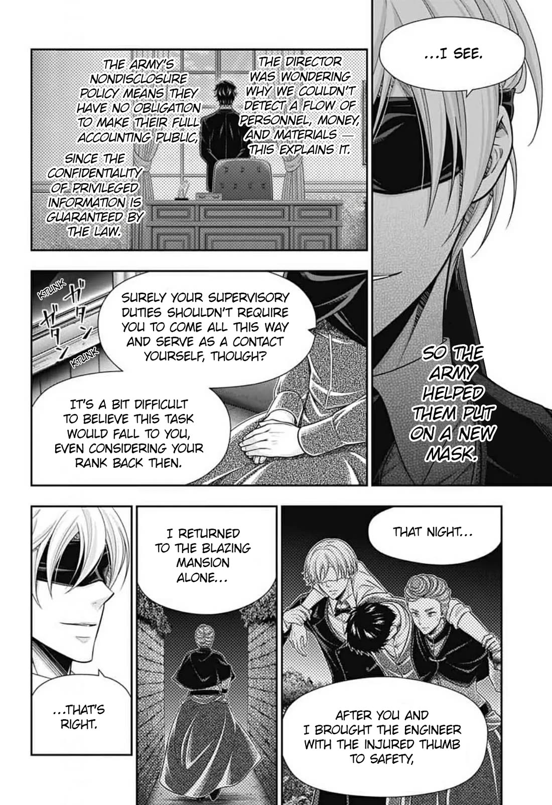 Yukoku no Moriarty Chapter 94 page 13 - Chapter 94: The Adventure of the Engineer’s Thumb II