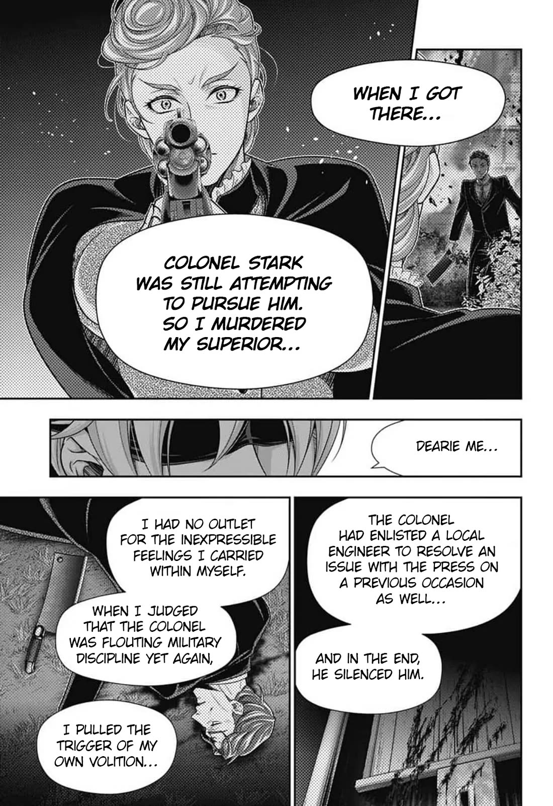 Yukoku no Moriarty Chapter 94 page 14 - Chapter 94: The Adventure of the Engineer’s Thumb II