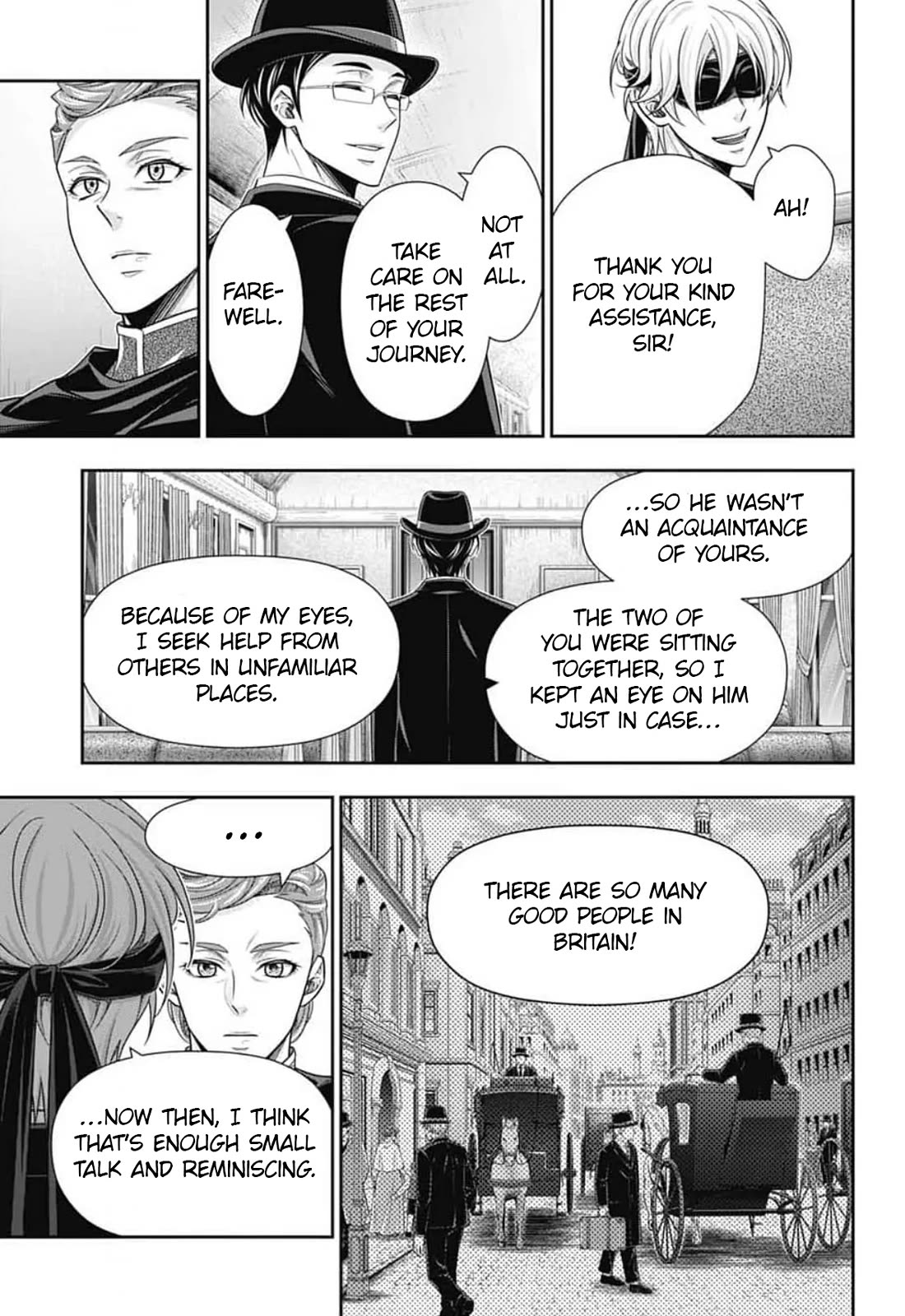 Yukoku no Moriarty Chapter 94 page 18 - Chapter 94: The Adventure of the Engineer’s Thumb II