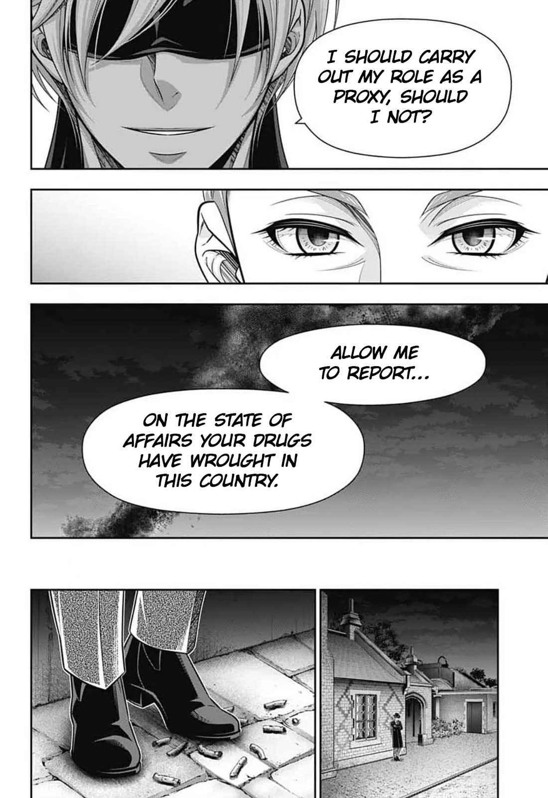 Yukoku no Moriarty Chapter 94 page 19 - Chapter 94: The Adventure of the Engineer’s Thumb II
