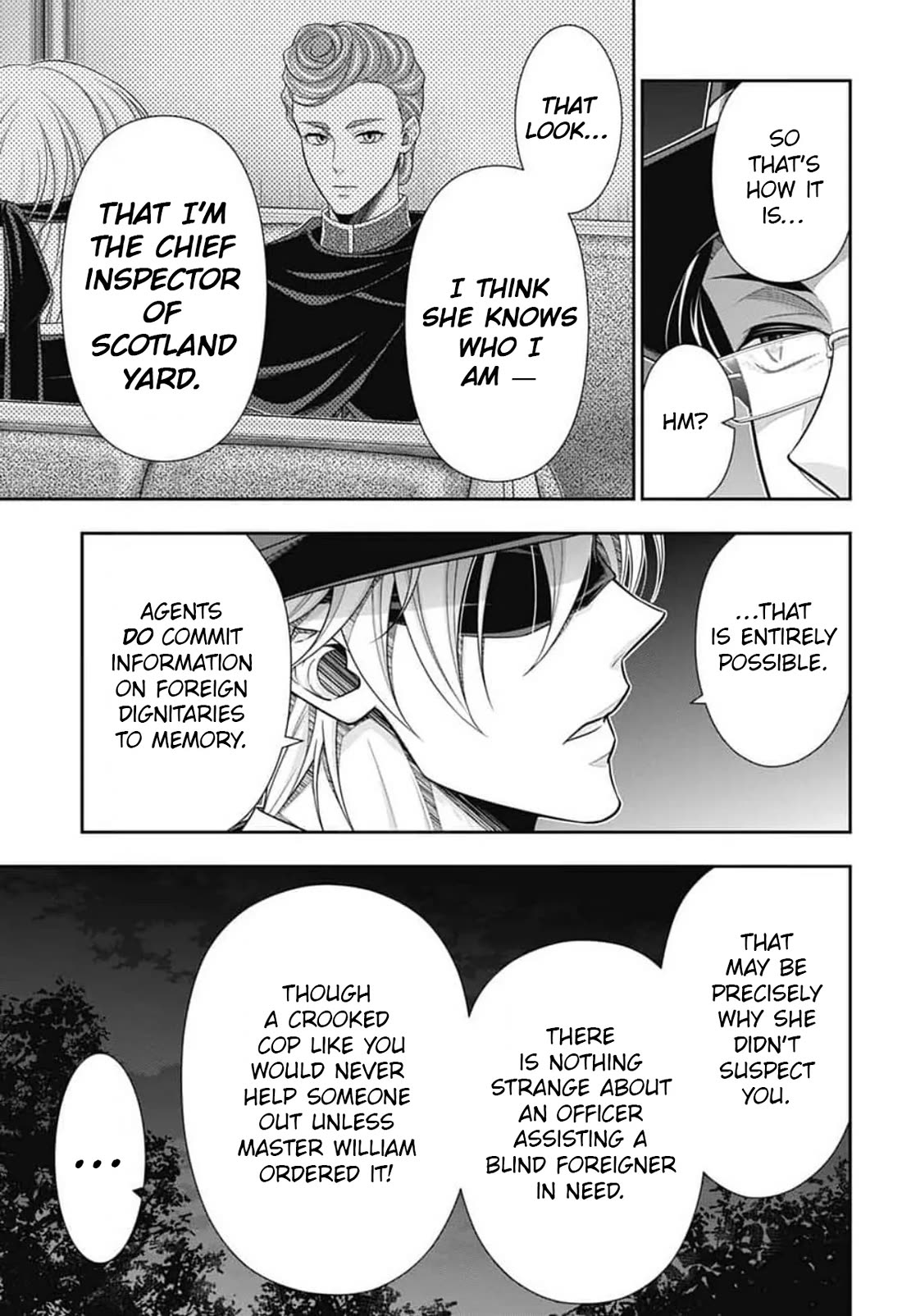 Yukoku no Moriarty Chapter 94 page 22 - Chapter 94: The Adventure of the Engineer’s Thumb II