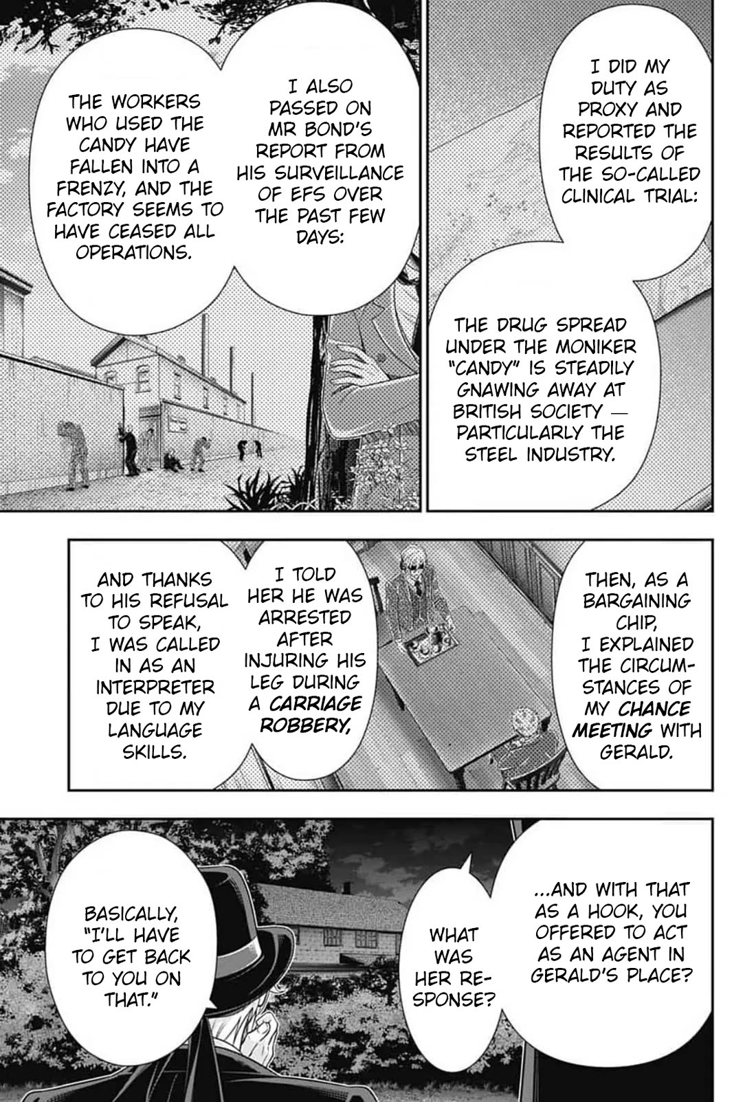 Yukoku no Moriarty Chapter 94 page 24 - Chapter 94: The Adventure of the Engineer’s Thumb II