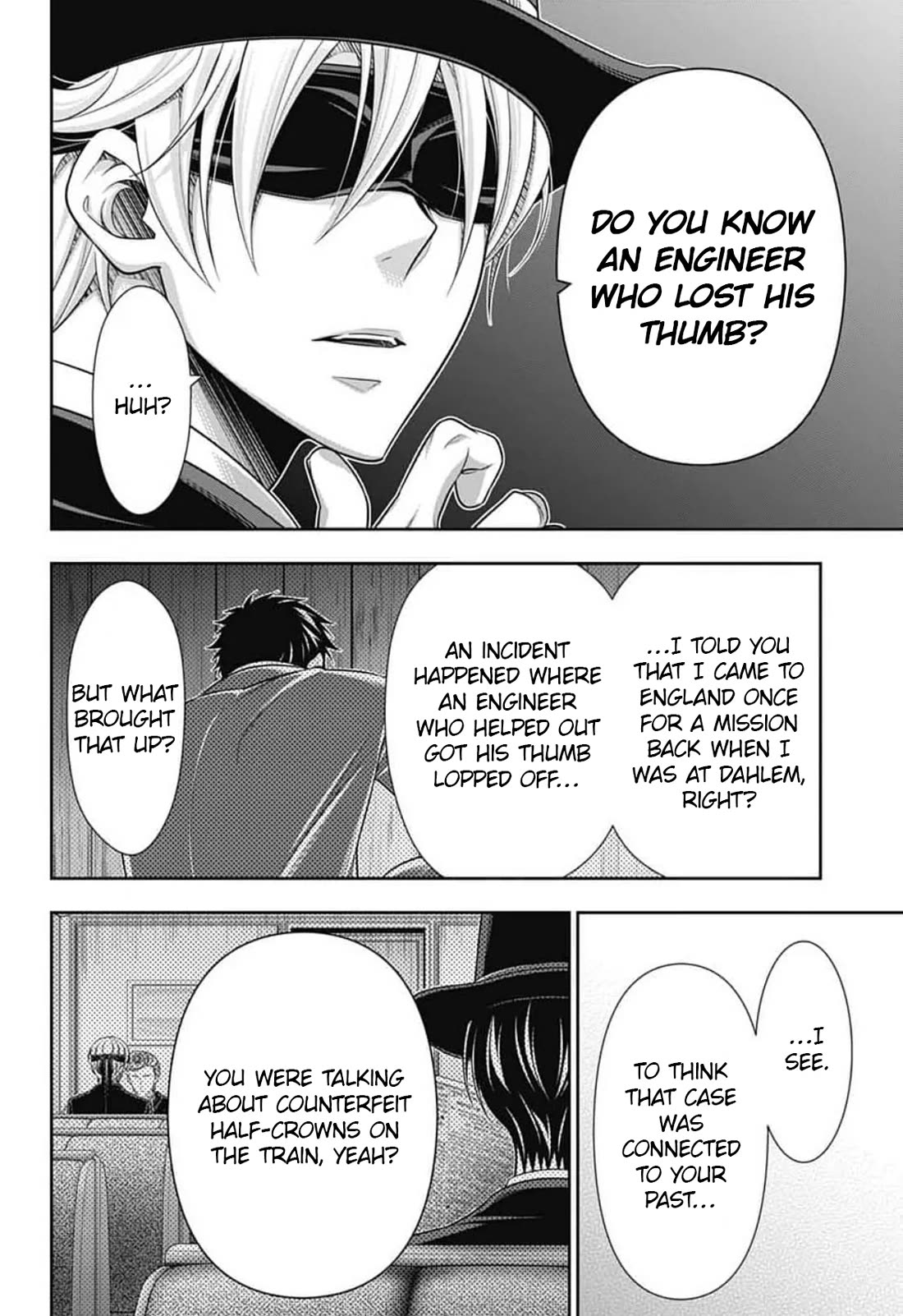 Yukoku no Moriarty Chapter 94 page 27 - Chapter 94: The Adventure of the Engineer’s Thumb II