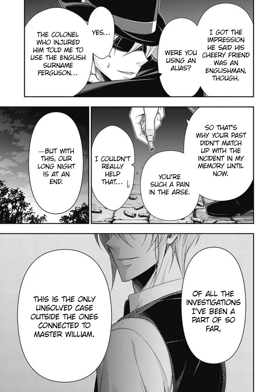 Yukoku no Moriarty Chapter 94 page 34 - Chapter 94: The Adventure of the Engineer’s Thumb II
