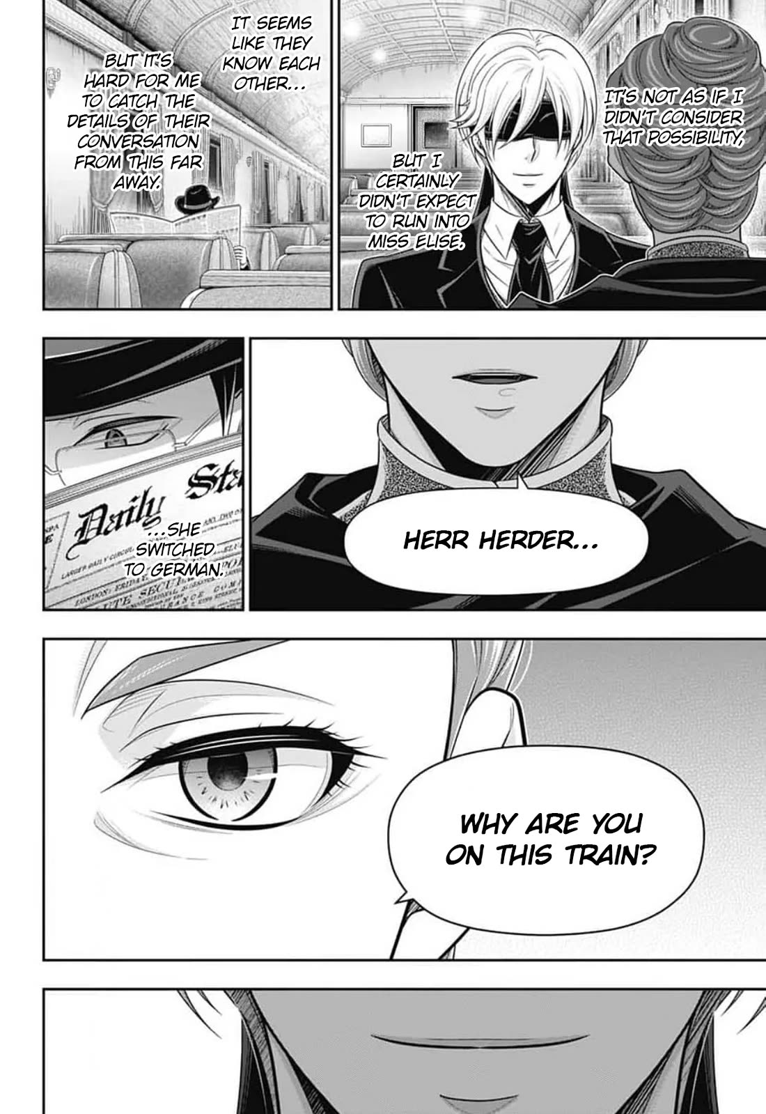 Yukoku no Moriarty Chapter 94 page 7 - Chapter 94: The Adventure of the Engineer’s Thumb II