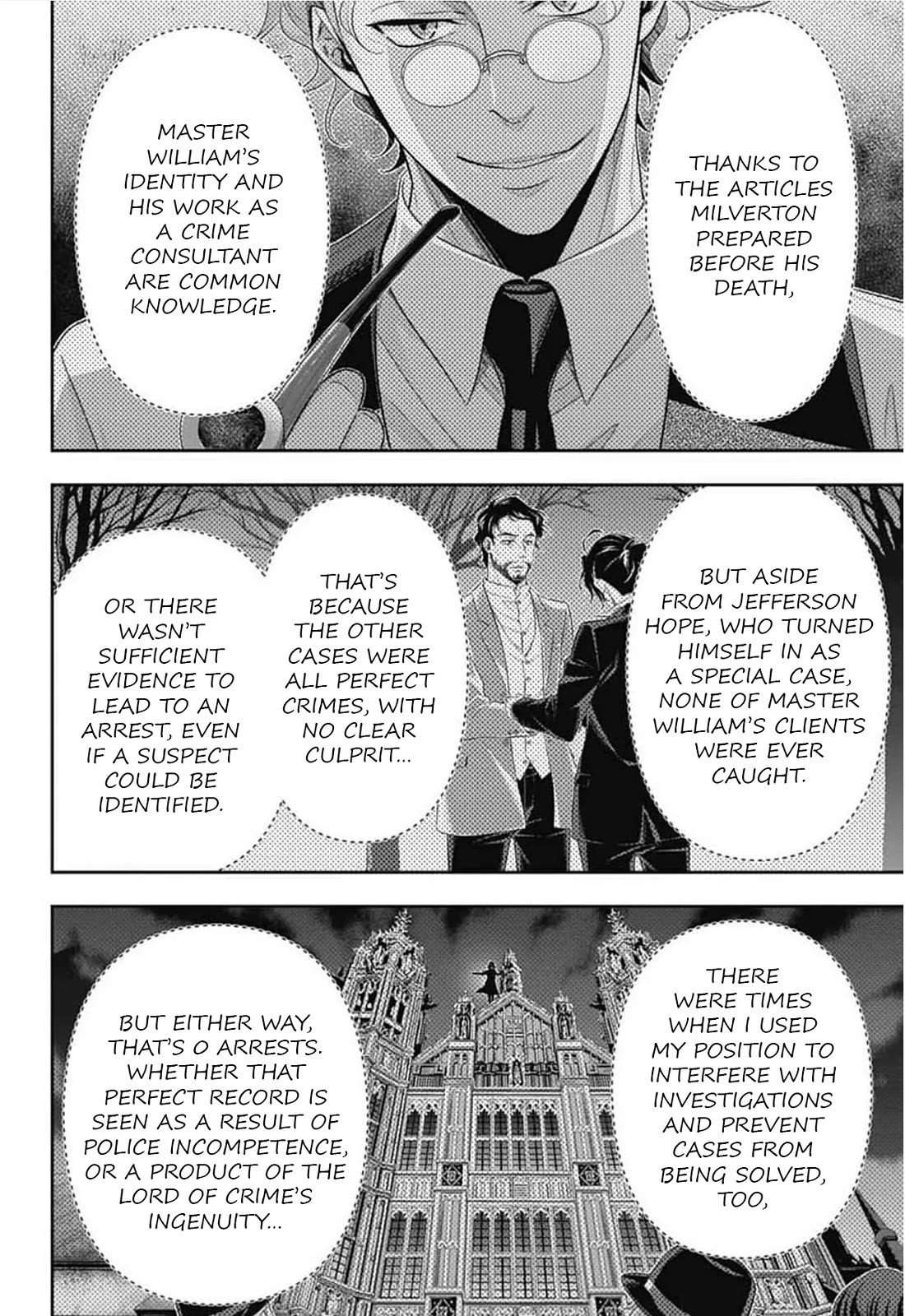 Yukoku no Moriarty Chapter 95 page 15 - Chapter 95: Lies and Lies : Act 2
