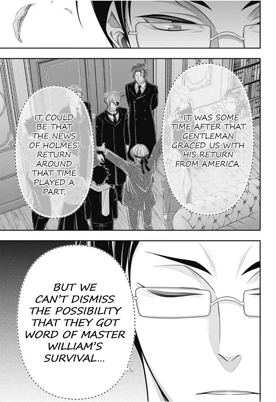 Yukoku no Moriarty Chapter 95 page 18 - Chapter 95: Lies and Lies : Act 2