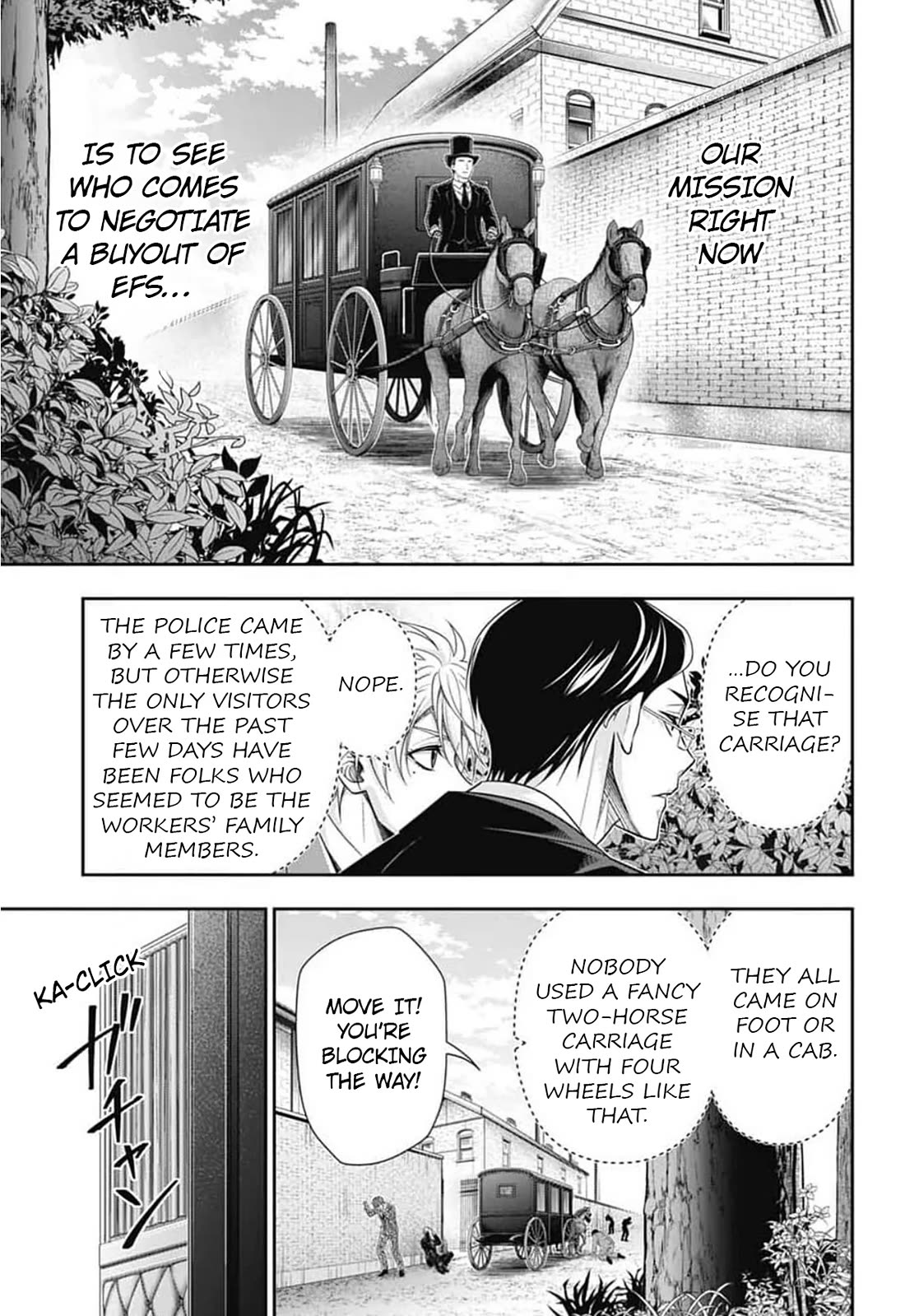 Yukoku no Moriarty Chapter 95 page 22 - Chapter 95: Lies and Lies : Act 2
