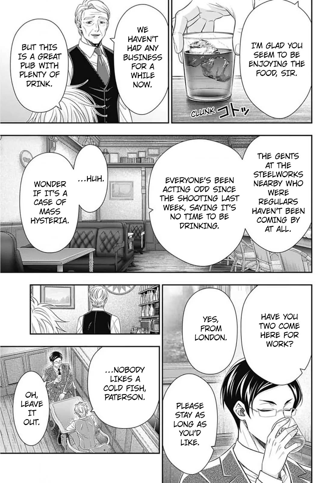 Yukoku no Moriarty Chapter 95 page 26 - Chapter 95: Lies and Lies : Act 2