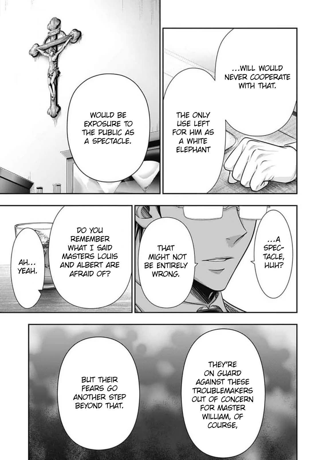 Yukoku no Moriarty Chapter 95 page 28 - Chapter 95: Lies and Lies : Act 2