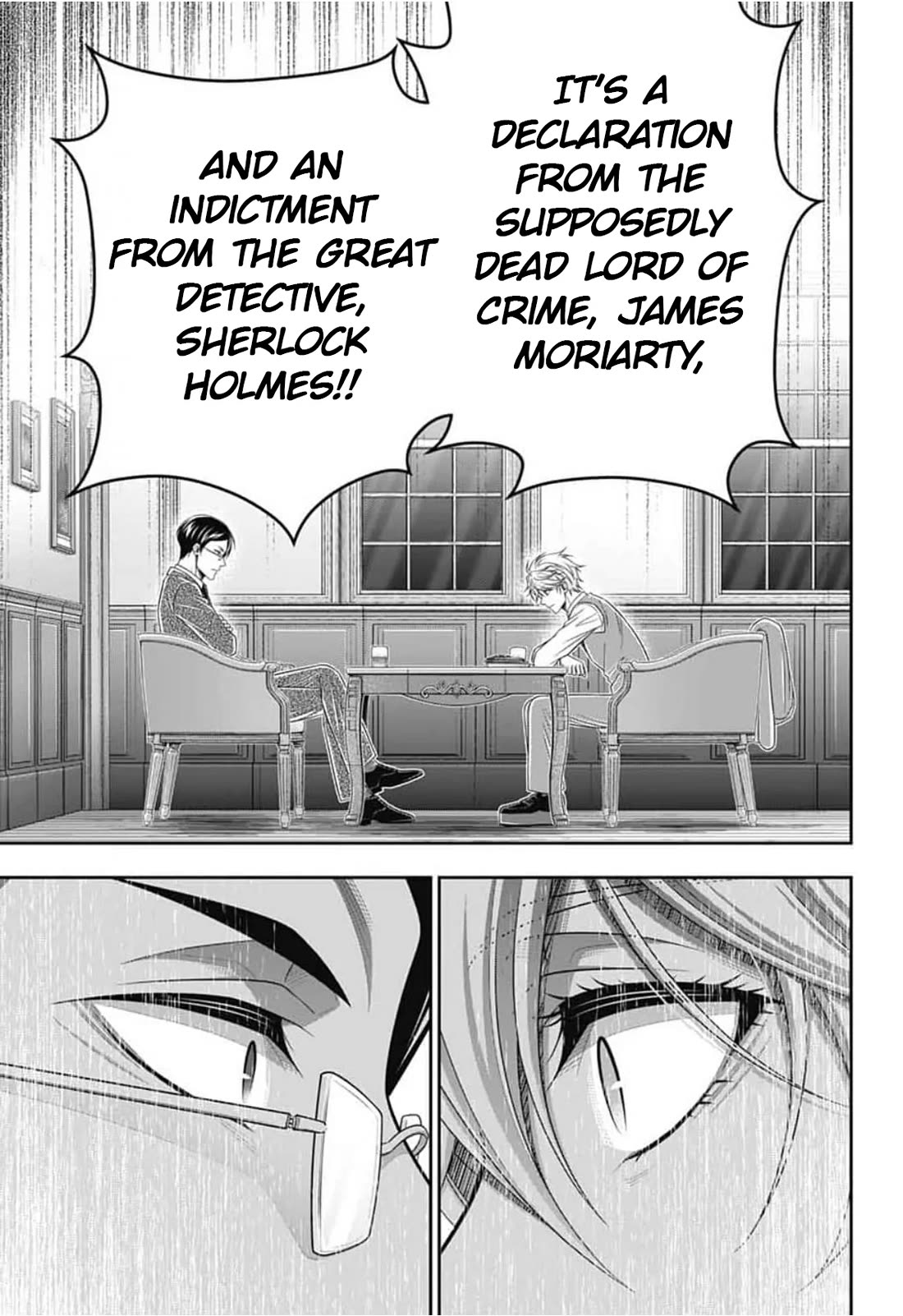 Yukoku no Moriarty Chapter 95 page 34 - Chapter 95: Lies and Lies : Act 2