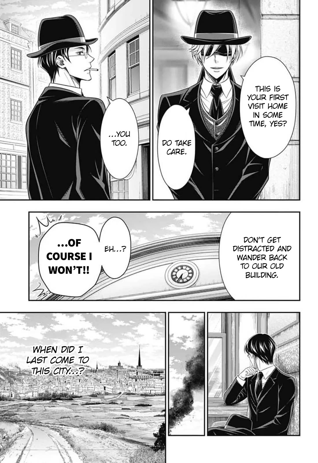 Yukoku no Moriarty Chapter 95 page 4 - Chapter 95: Lies and Lies : Act 2