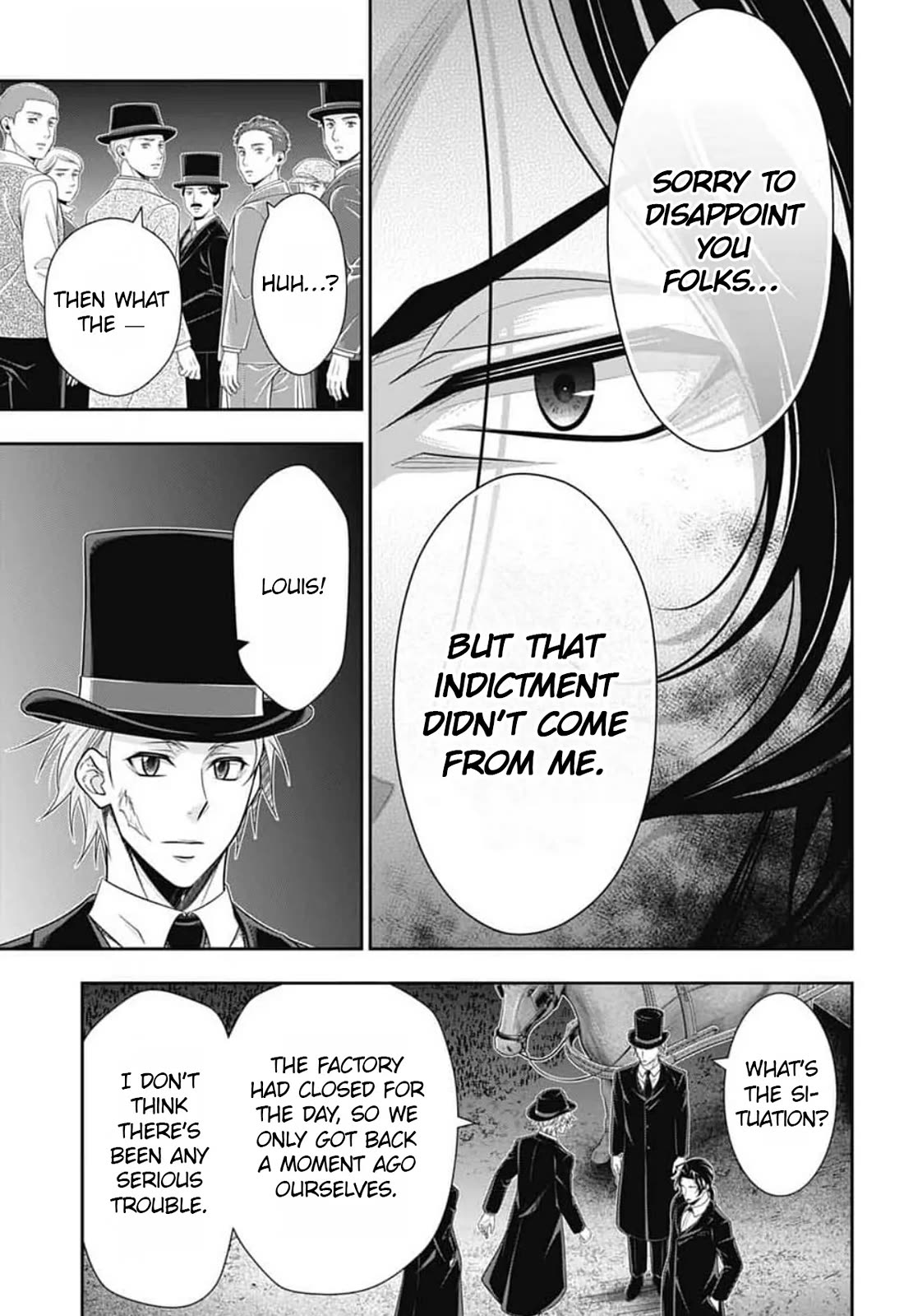 Yukoku no Moriarty Chapter 96 page 10 - Chapter 96: Lies and Lies : Act 3