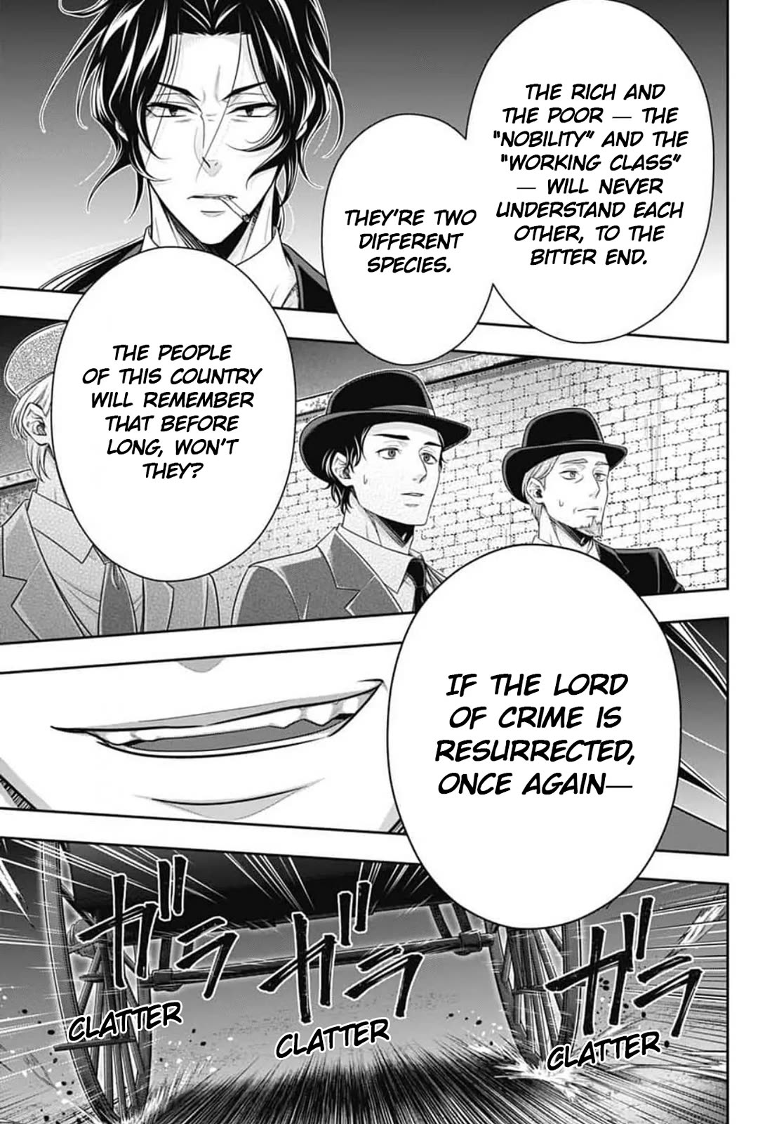 Yukoku no Moriarty Chapter 96 page 18 - Chapter 96: Lies and Lies : Act 3
