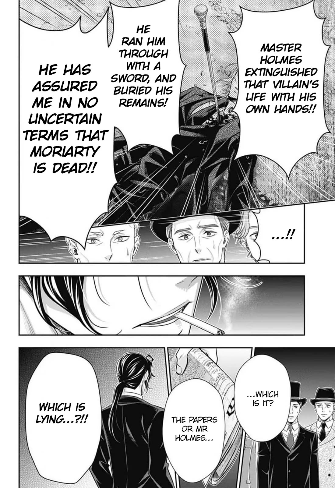 Yukoku no Moriarty Chapter 96 page 21 - Chapter 96: Lies and Lies : Act 3