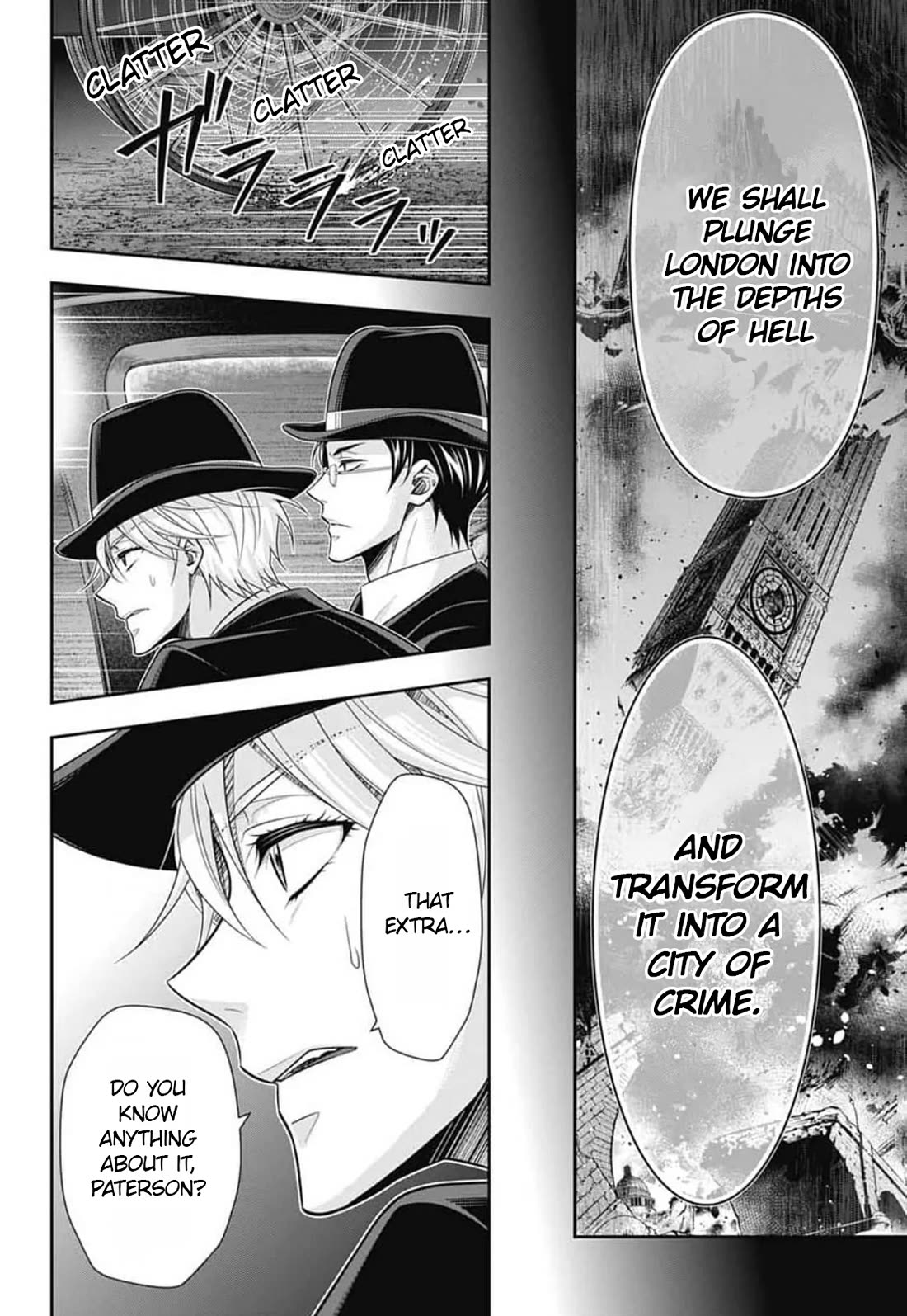 Yukoku no Moriarty Chapter 96 page 3 - Chapter 96: Lies and Lies : Act 3
