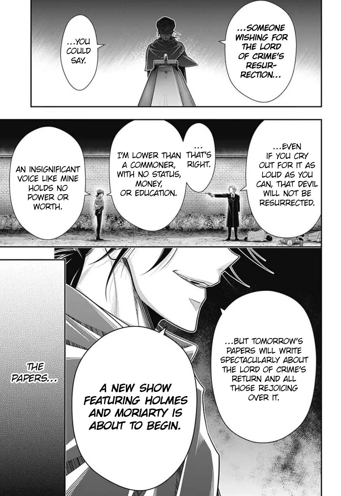 Yukoku no Moriarty Chapter 96 page 33 - Chapter 96: Lies and Lies : Act 3