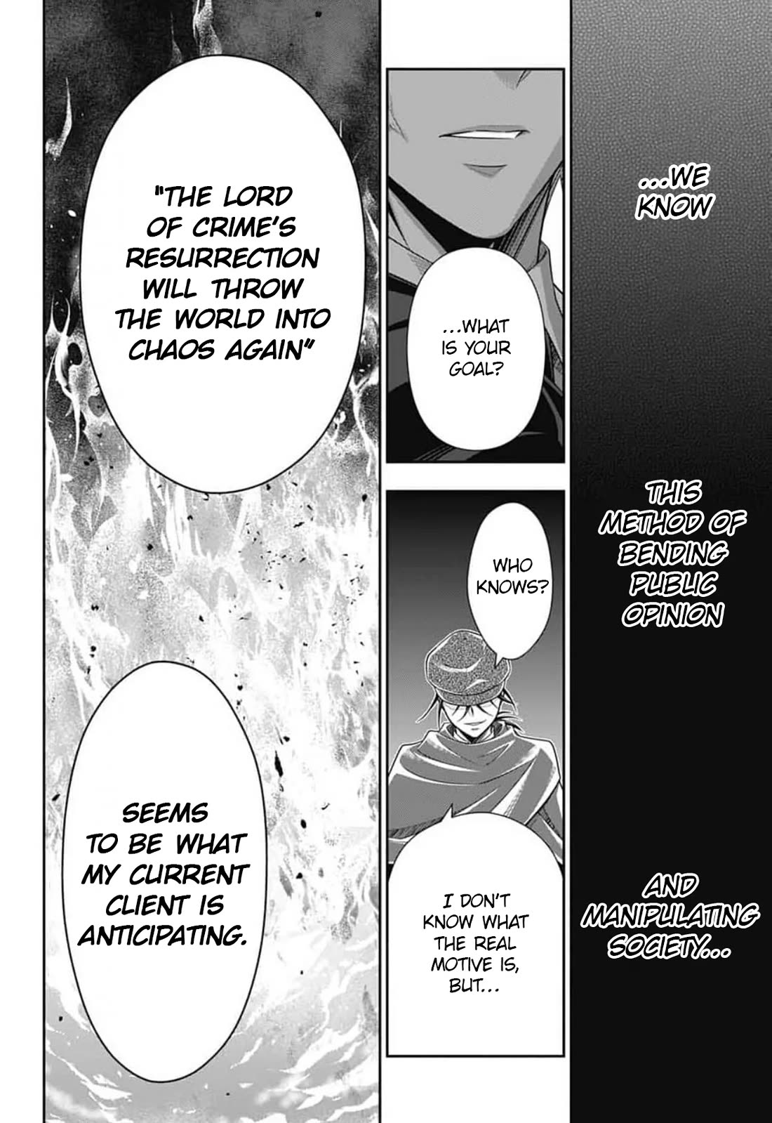 Yukoku no Moriarty Chapter 96 page 34 - Chapter 96: Lies and Lies : Act 3