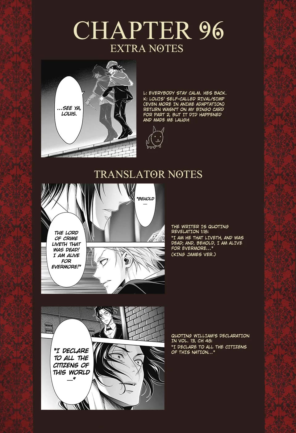 Yukoku no Moriarty Chapter 96 page 36 - Chapter 96: Lies and Lies : Act 3