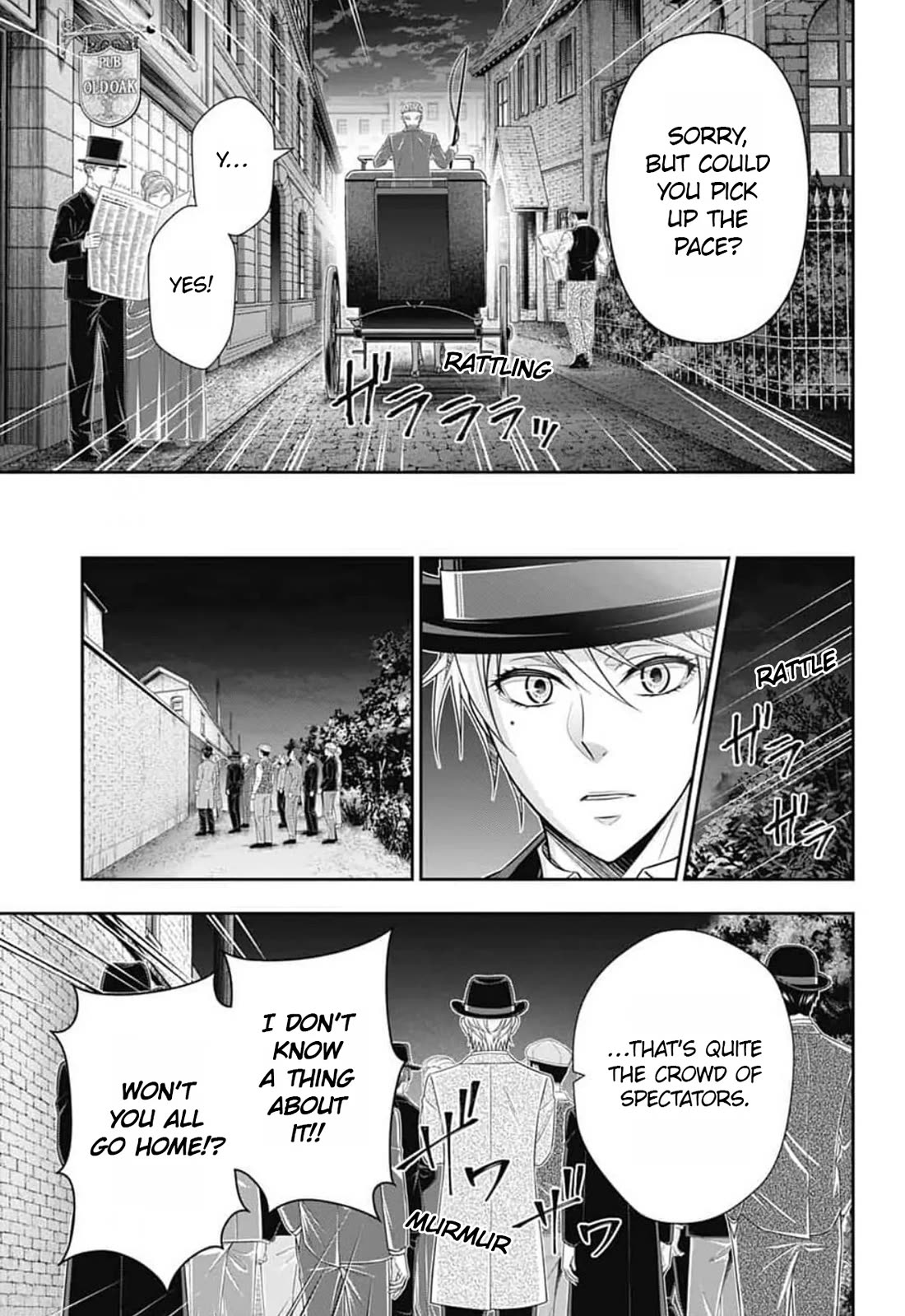 Yukoku no Moriarty Chapter 96 page 6 - Chapter 96: Lies and Lies : Act 3