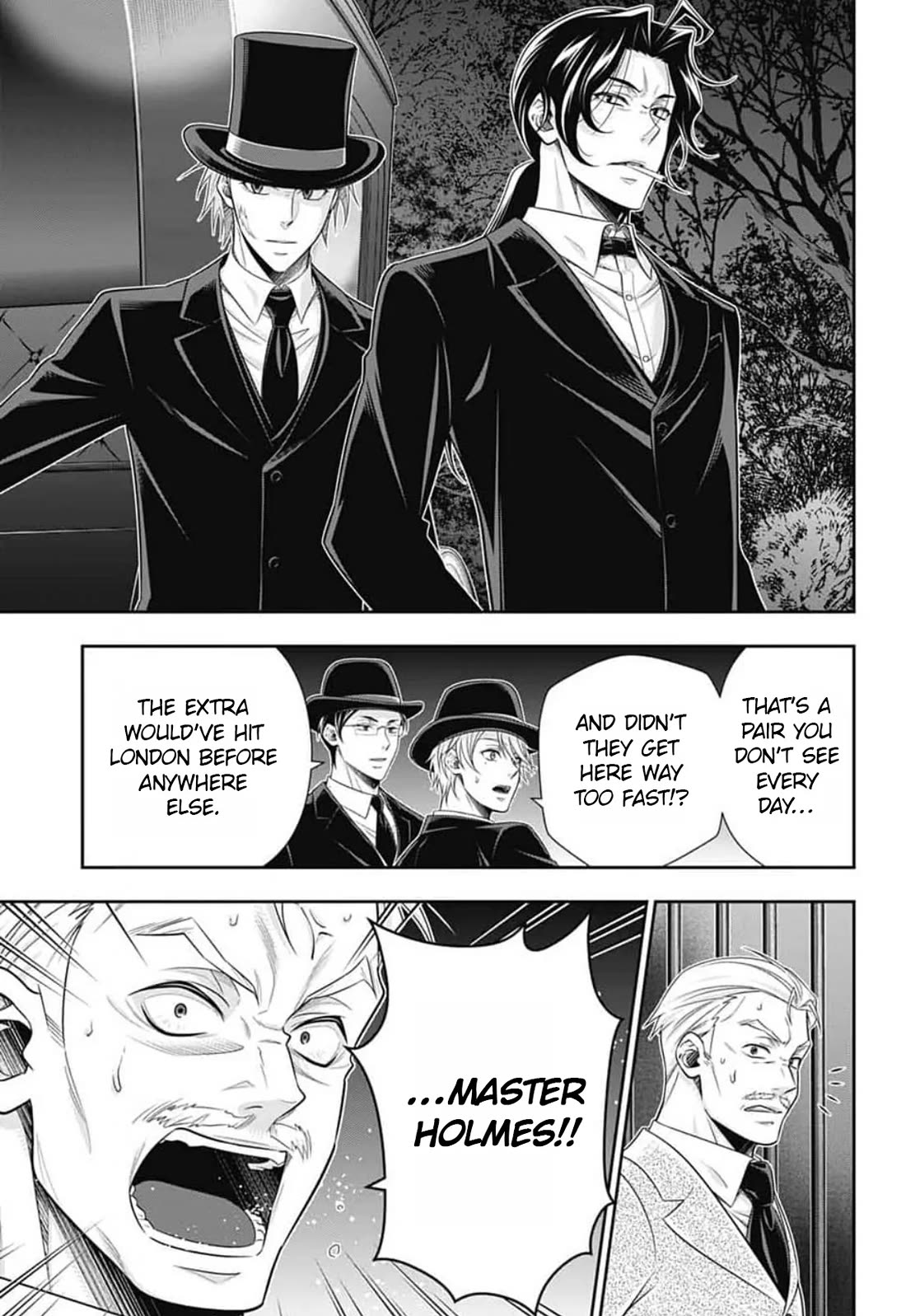 Yukoku no Moriarty Chapter 96 page 8 - Chapter 96: Lies and Lies : Act 3