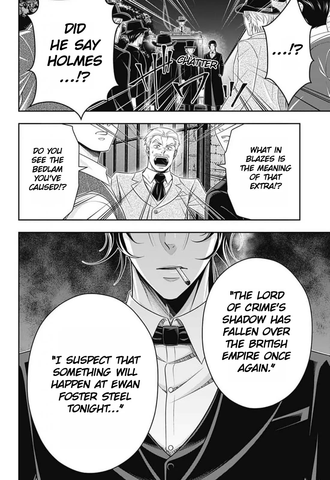 Yukoku no Moriarty Chapter 96 page 9 - Chapter 96: Lies and Lies : Act 3