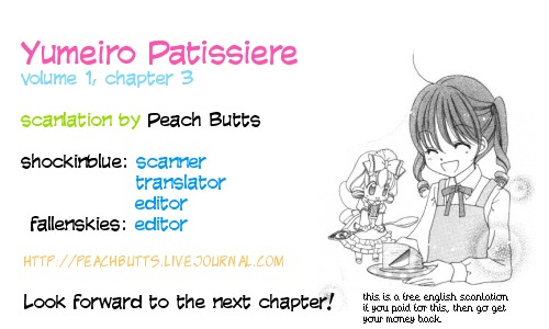 Yumeiro Patissiere Chapter 3 page 1 - Chapter 3