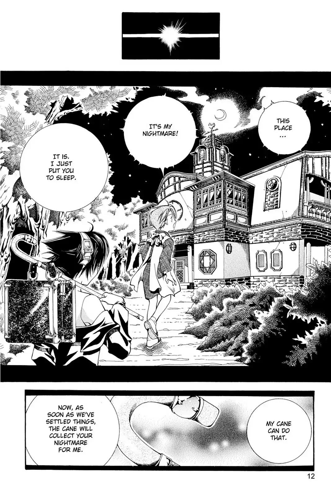 Yumekui Kenbun Chapter 1 page 14 - Chapter 1: The First Night - The Descending Stairs