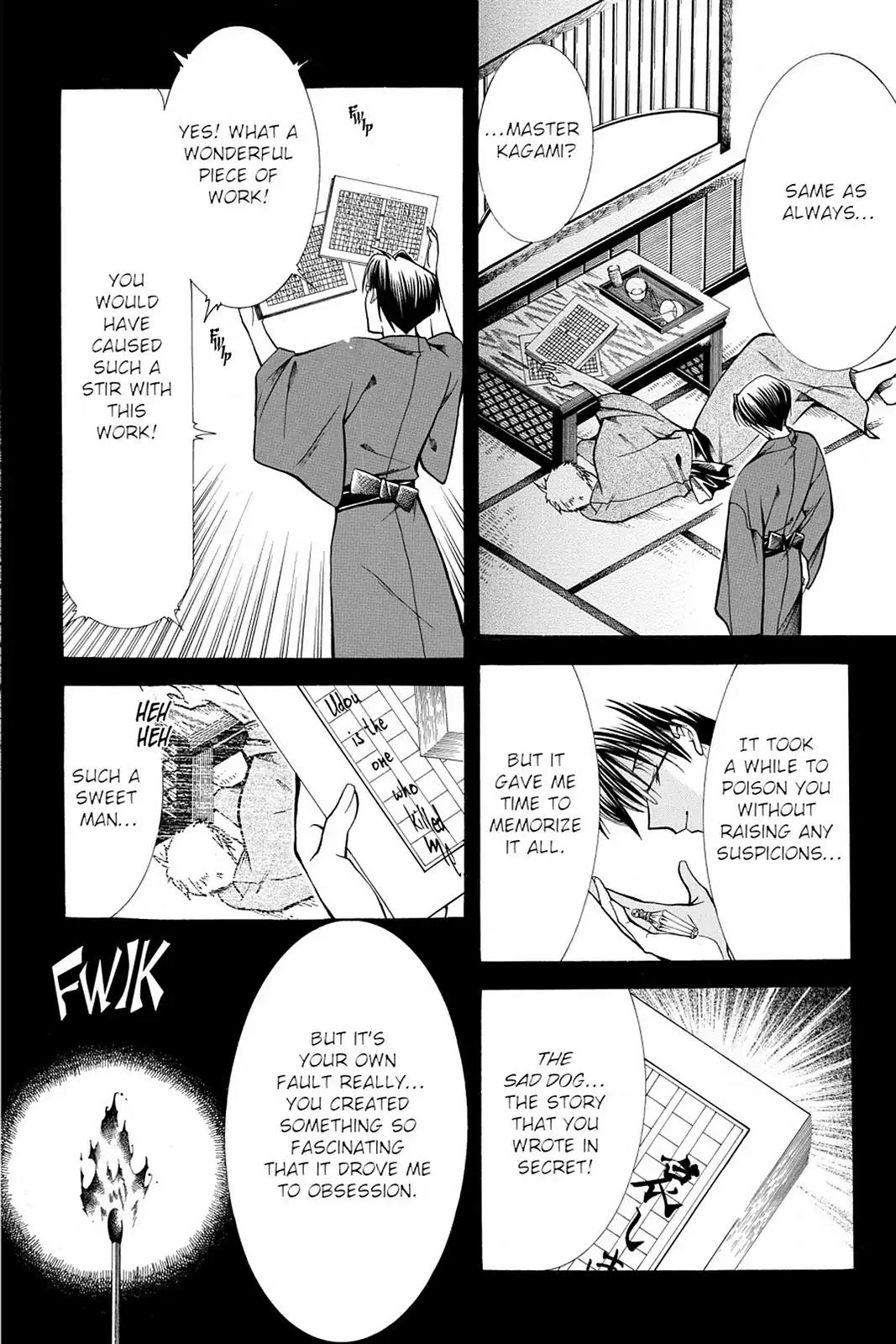 Yumekui Kenbun Chapter 18 page 22 - Chapter 18: The Eighteenth Night - Writing
