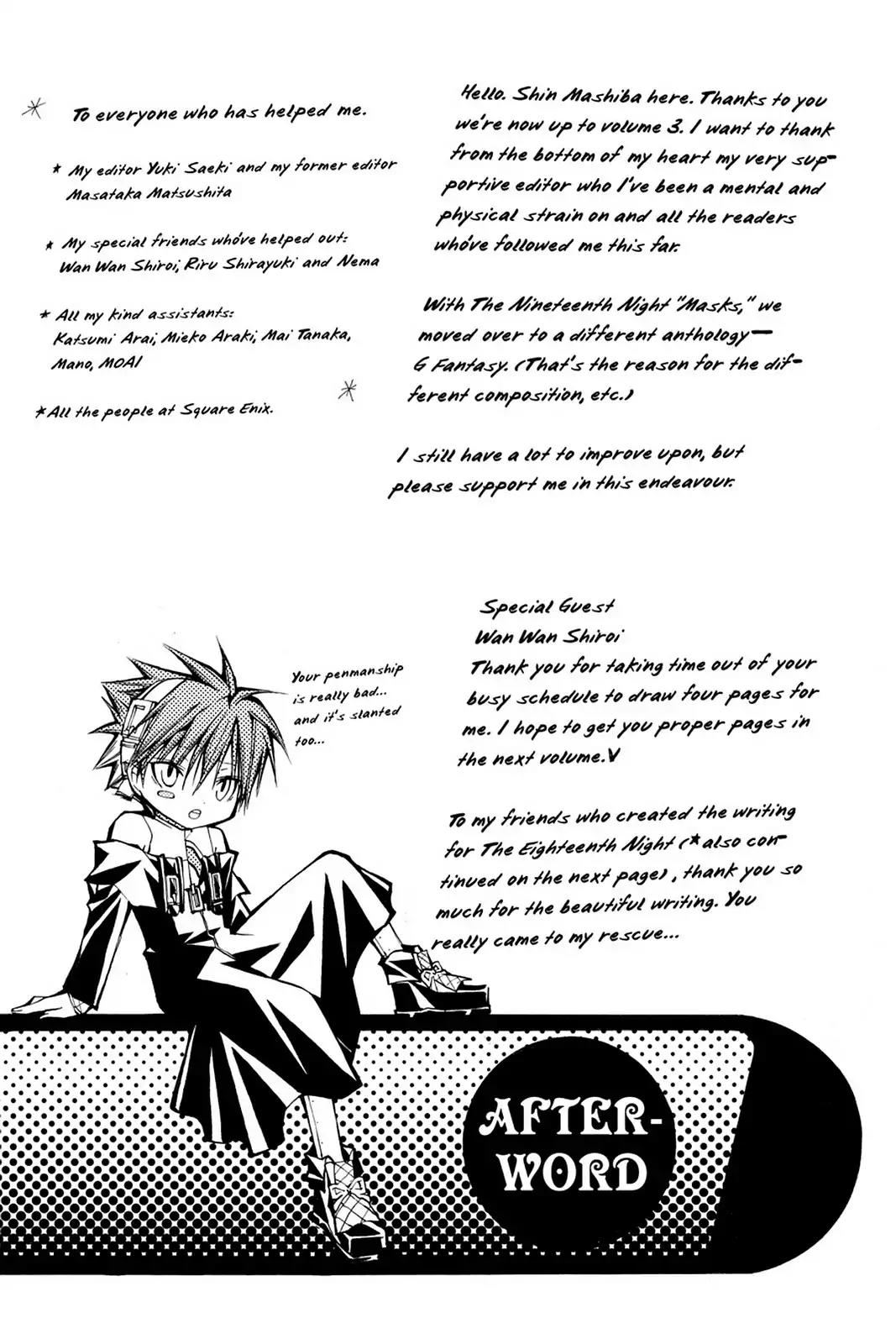 Yumekui Kenbun Chapter 19.6 page 1 - Vol.3 Afterword