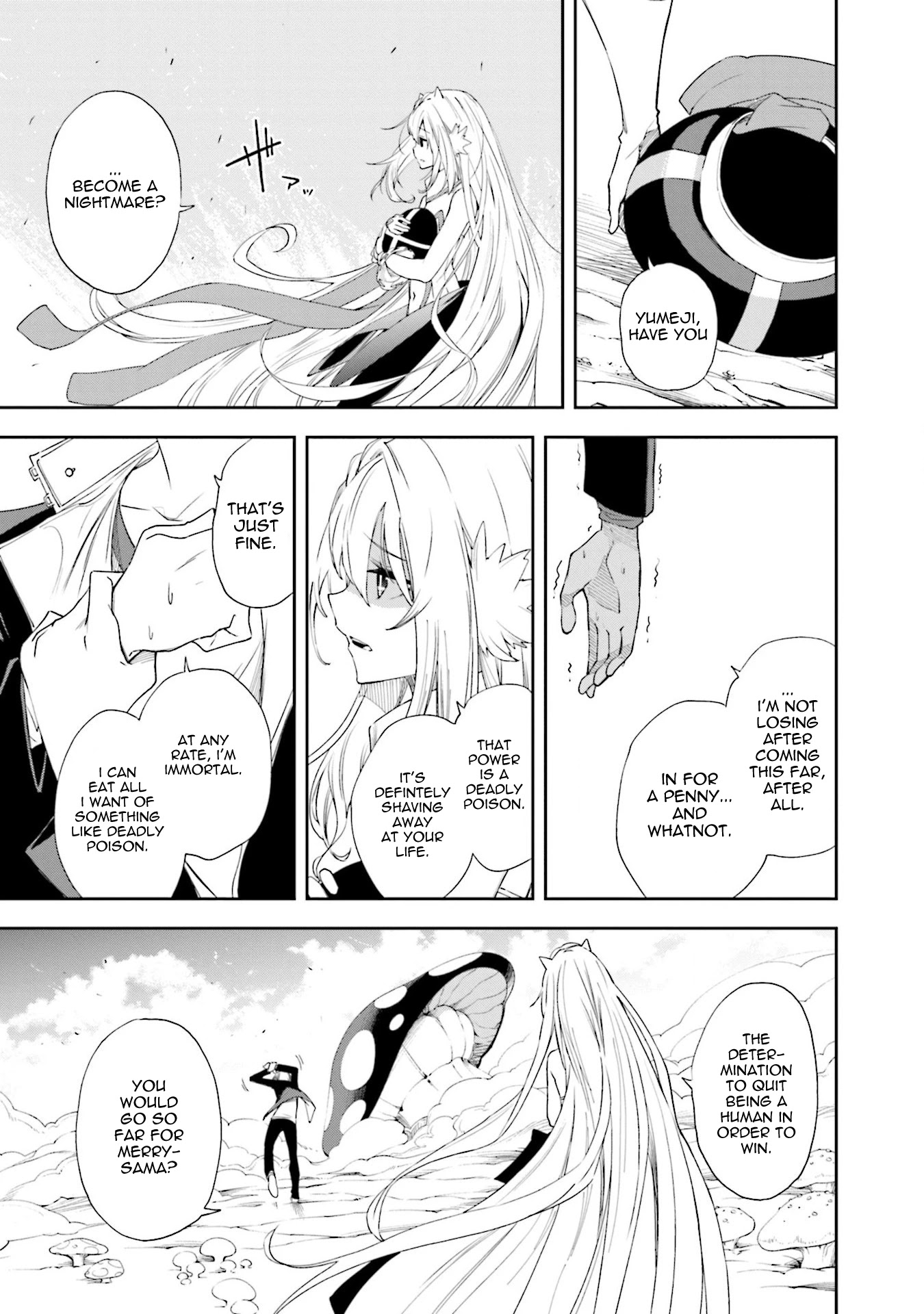 Yumekui Merry Chapter 128 page 18 - Chapter 128: That Body is Clad in Limitless Determination