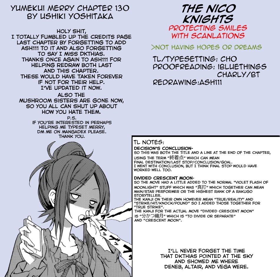 Yumekui Merry Chapter 130 page 36 - Chapter 130: Decision's Conclusion