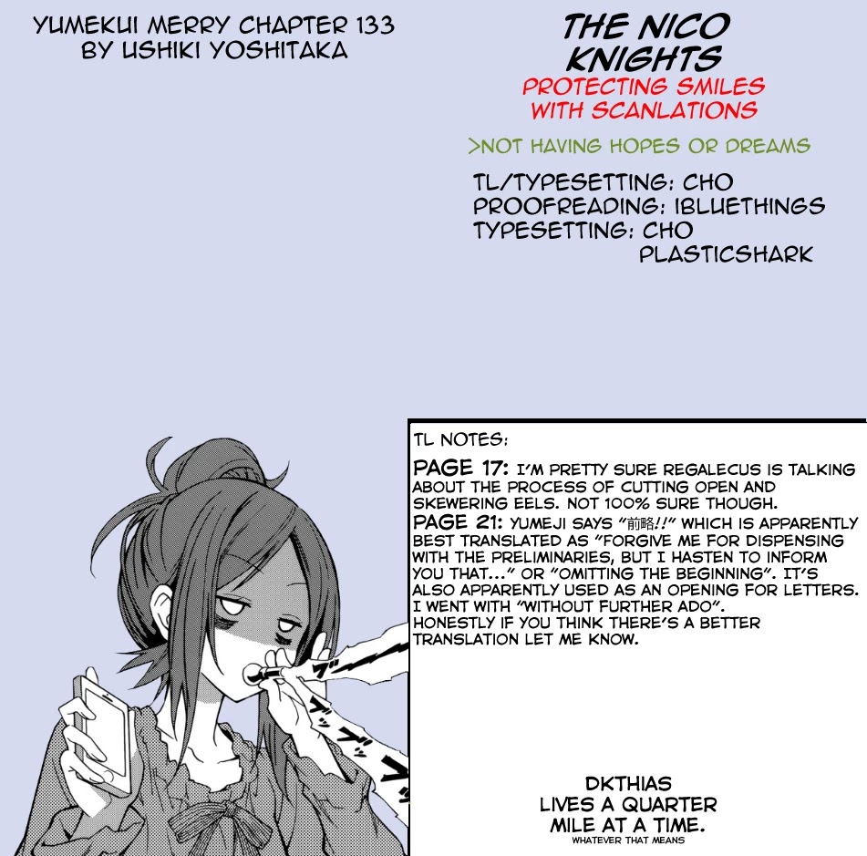 Yumekui Merry Chapter 133 page 31 - Chapter 133: Dreaming All Day -Dream Caged Bird-